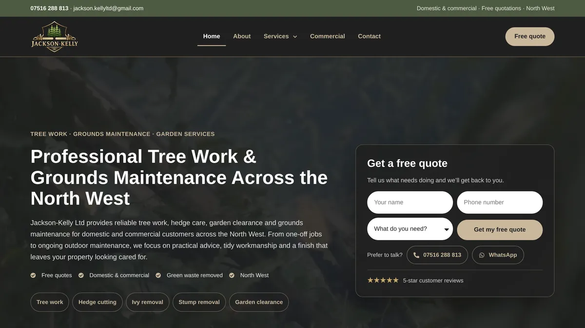 The Jackson-Kelly website on a desktop screen