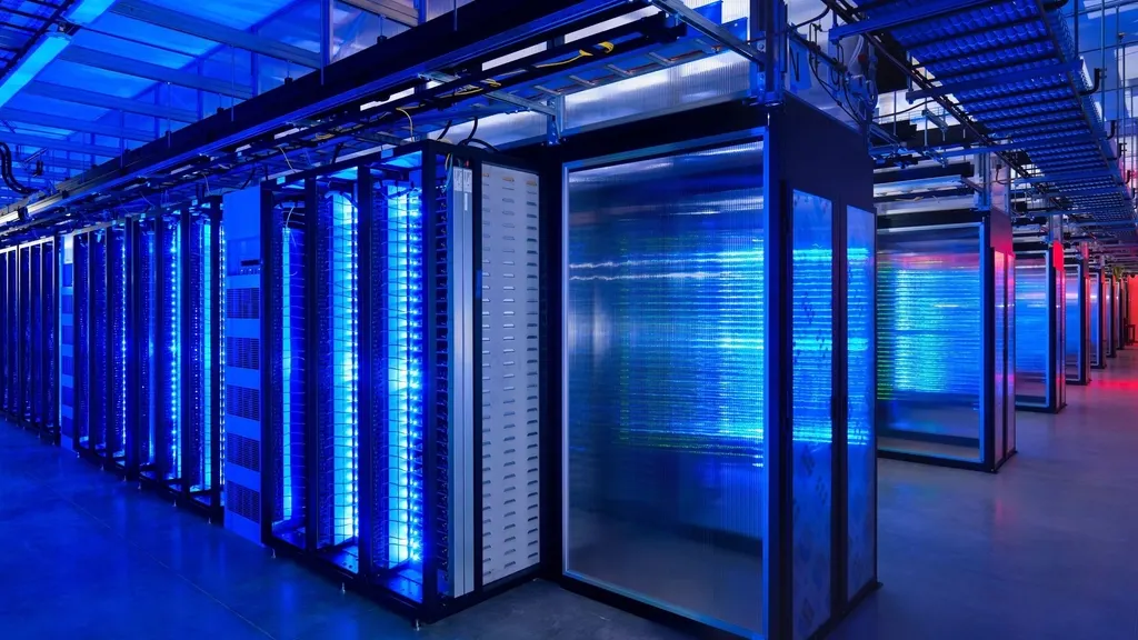 Website backups stored on racks of servers in a data centre